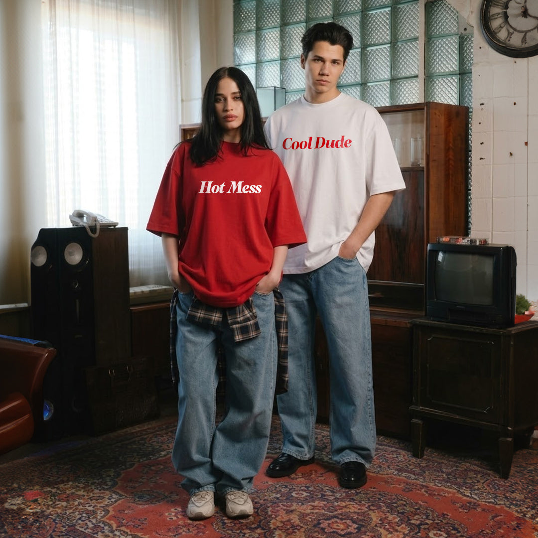 Hot Mess - Couple T-shirts