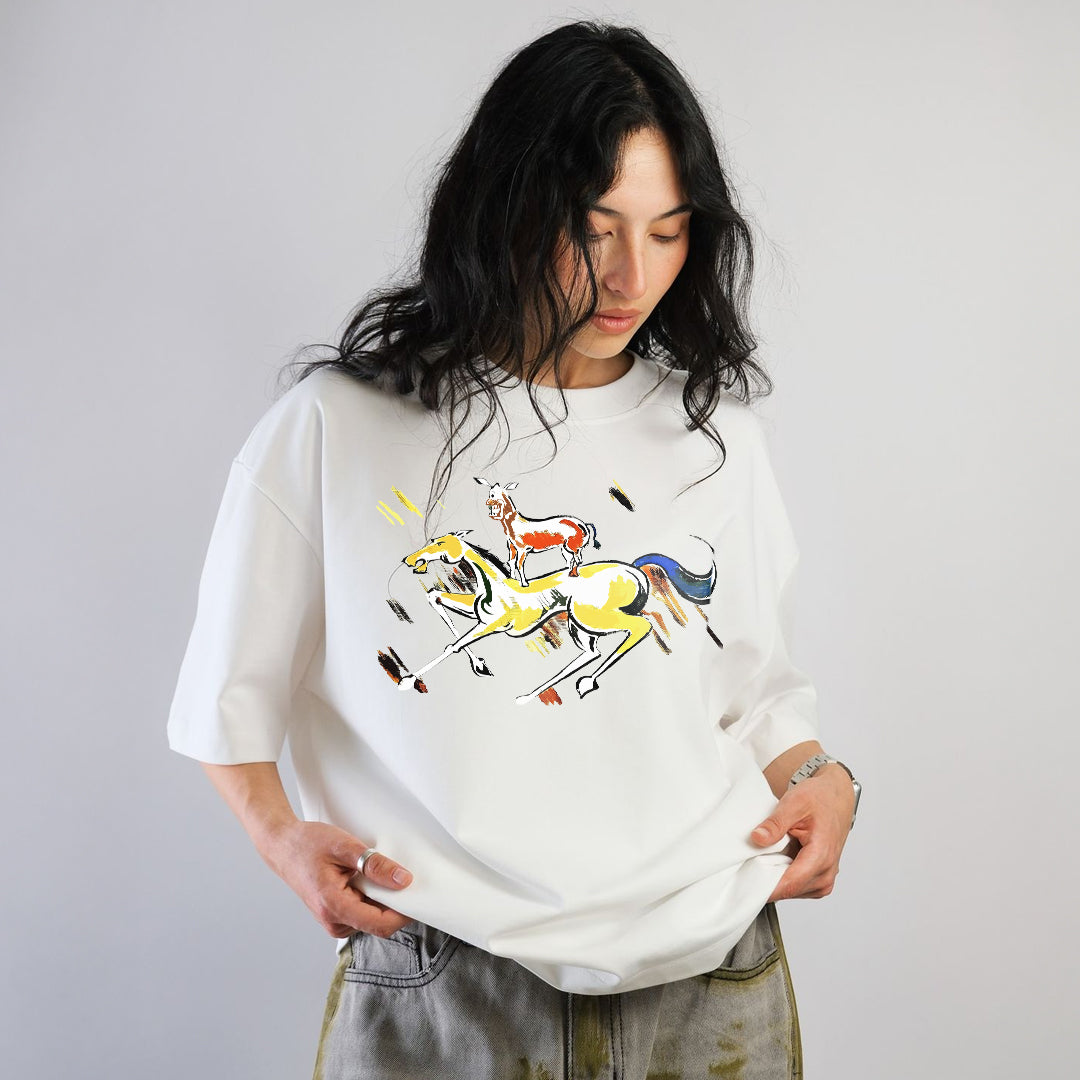 Majnu Bhai Painting - T-shirt