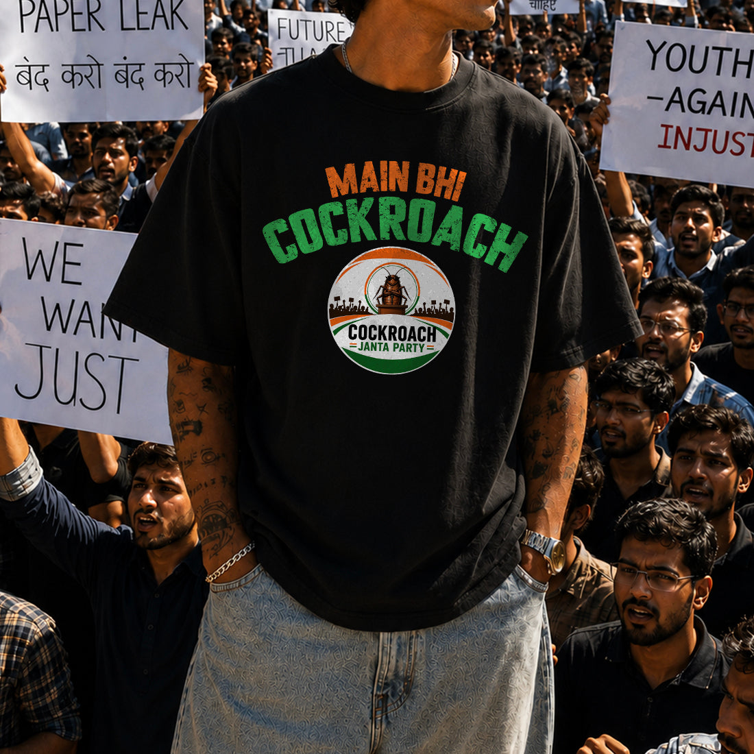 Cockroach Janta Party - T-shirt