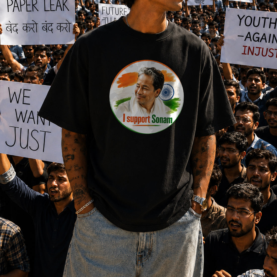 I Support Sonam - T-shirt