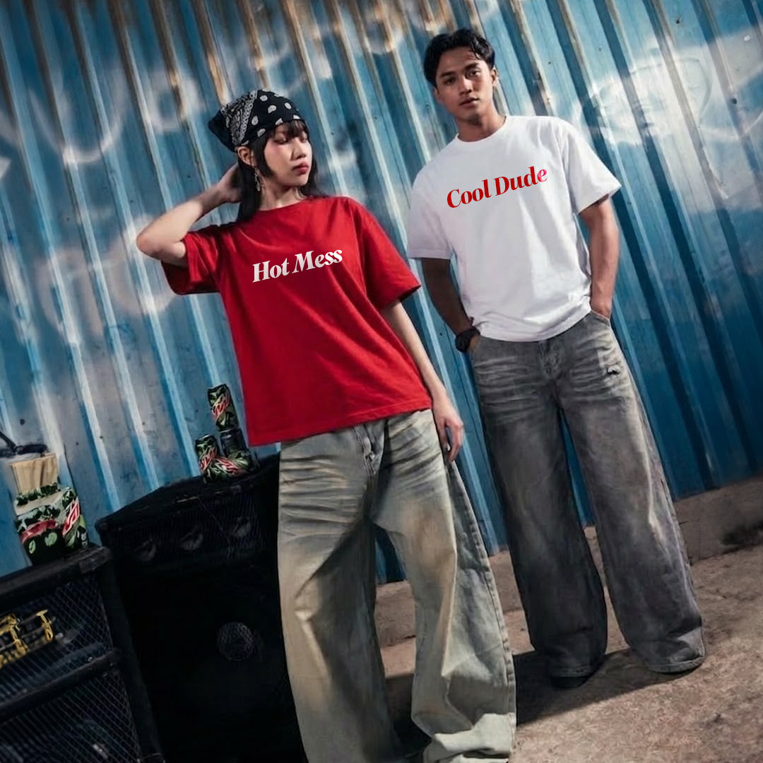 Hot Mess - Couple T-shirts