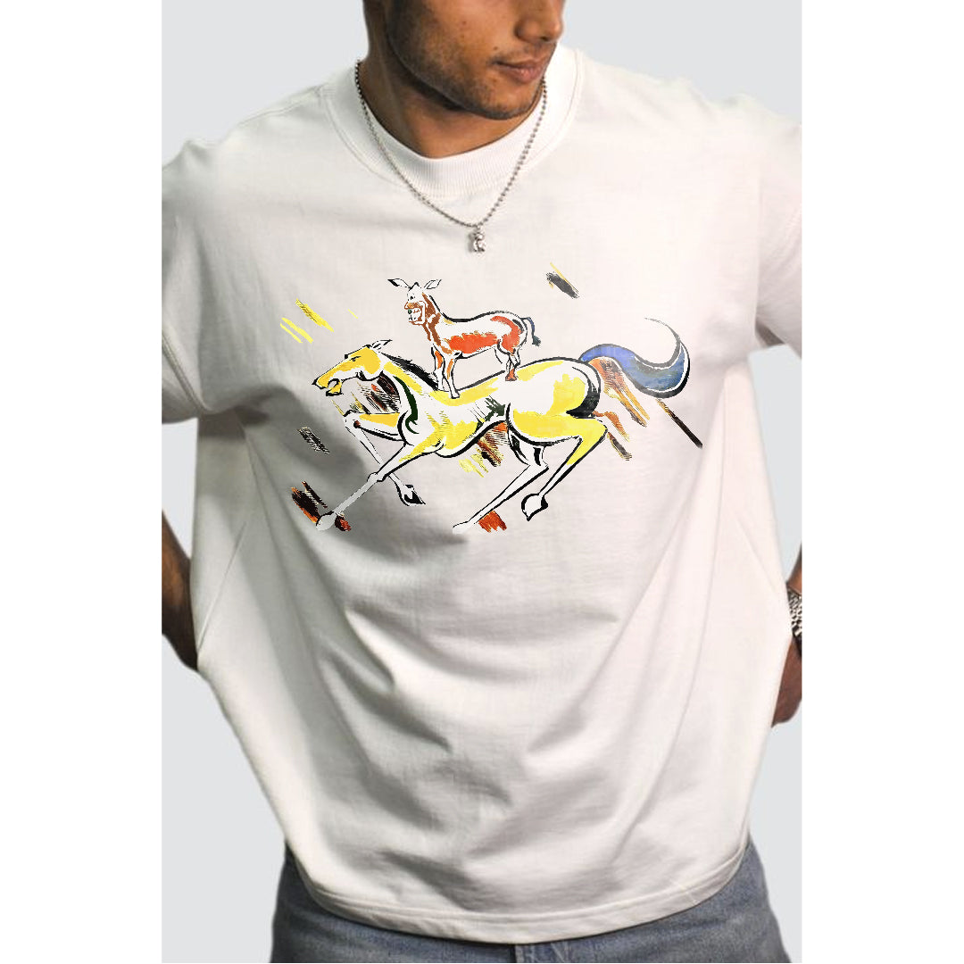 Majnu Bhai Painting - T-shirt